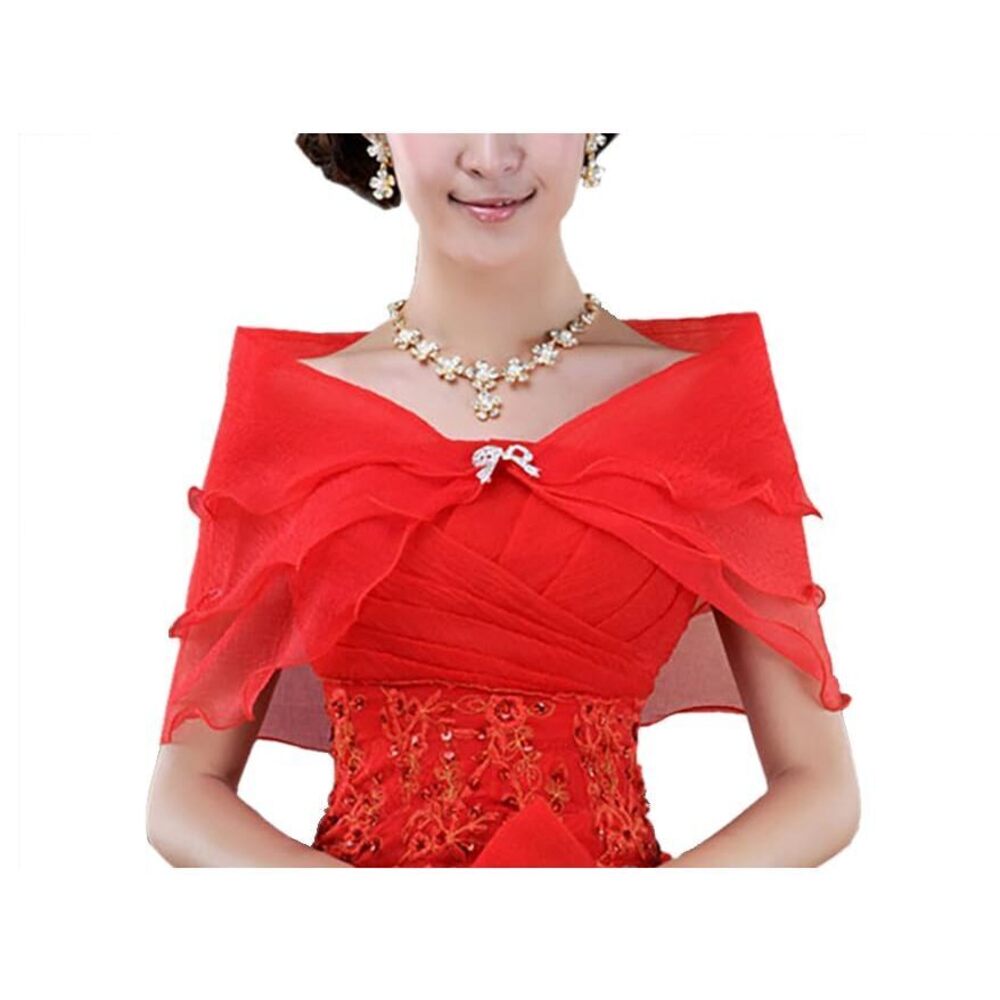 9457 Sheer Shawls And Wraps For Evening Dresses Lightweight Bridesmaid Wedding